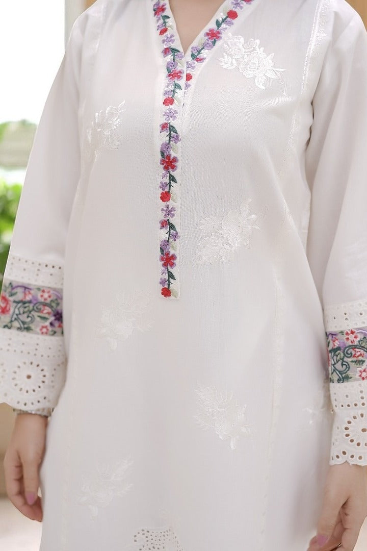 Noorani Grace | 3-Piece Cotton Suit - Grace Stitch 