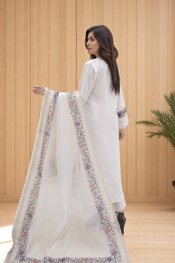 Noorani Grace | 3-Piece Cotton Suit - Grace Stitch 
