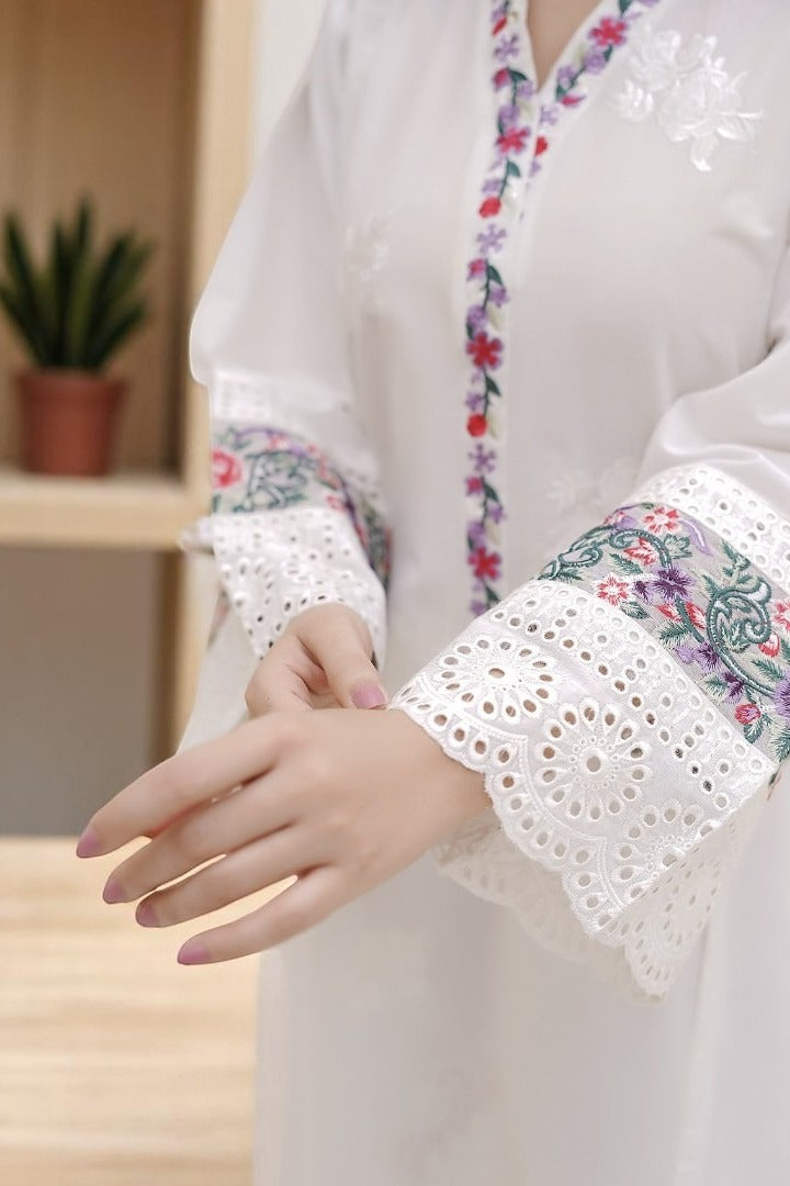 Noorani Grace | 3-Piece Cotton Suit - Grace Stitch 