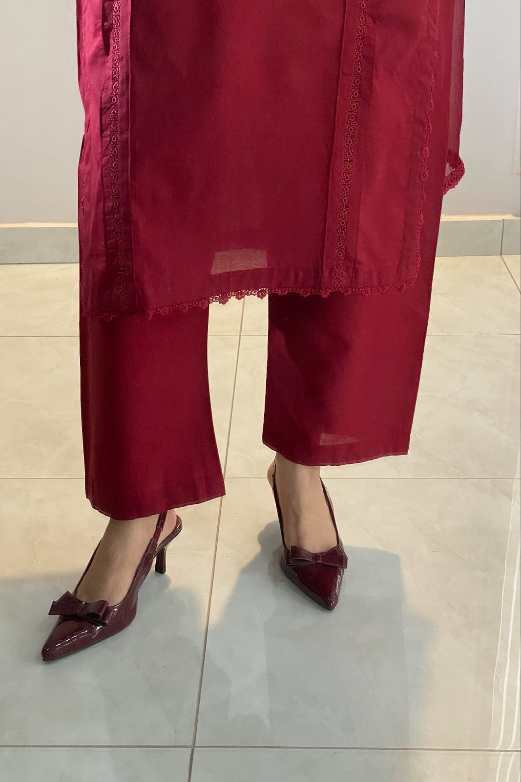 Maroon Solid - Grace Stitch 