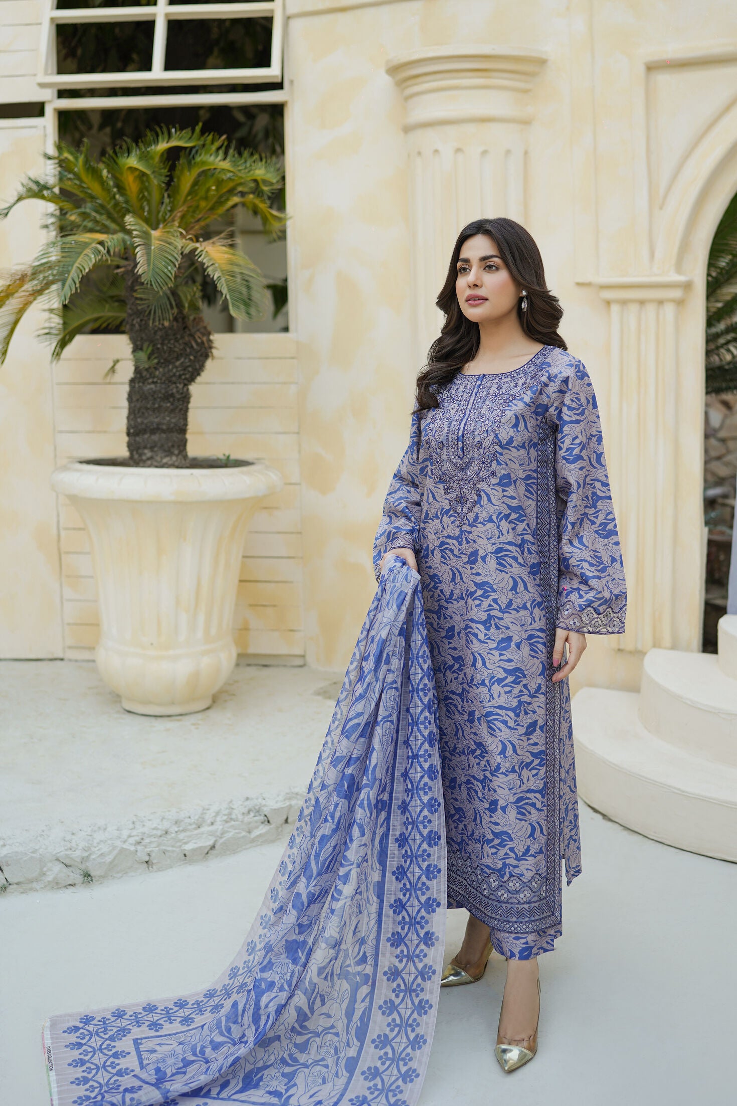 Royal Bloom 3-Piece Suit - Grace Stitch 