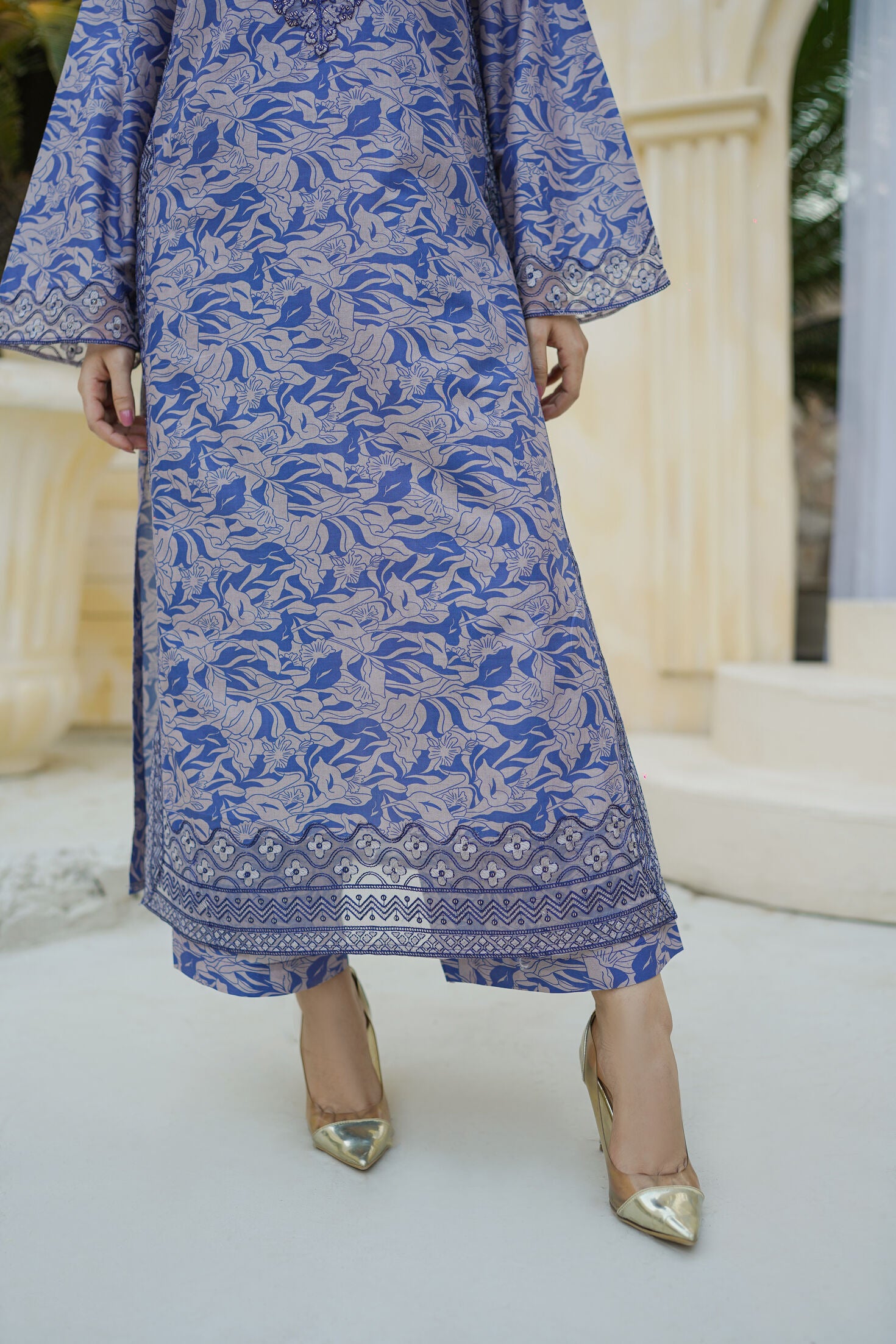 Royal Bloom 3-Piece Suit - Grace Stitch 
