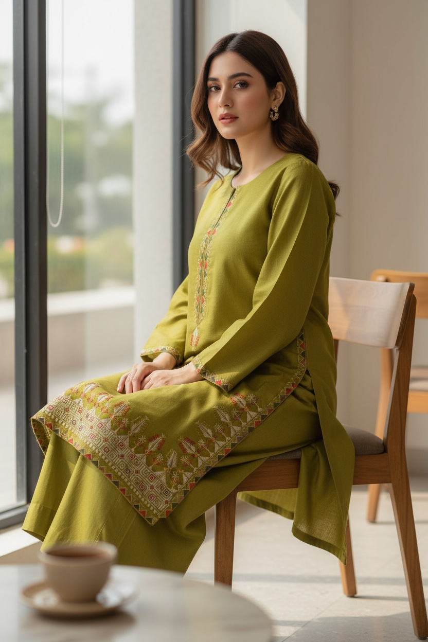 Snowy Olive - Grace Stitch 