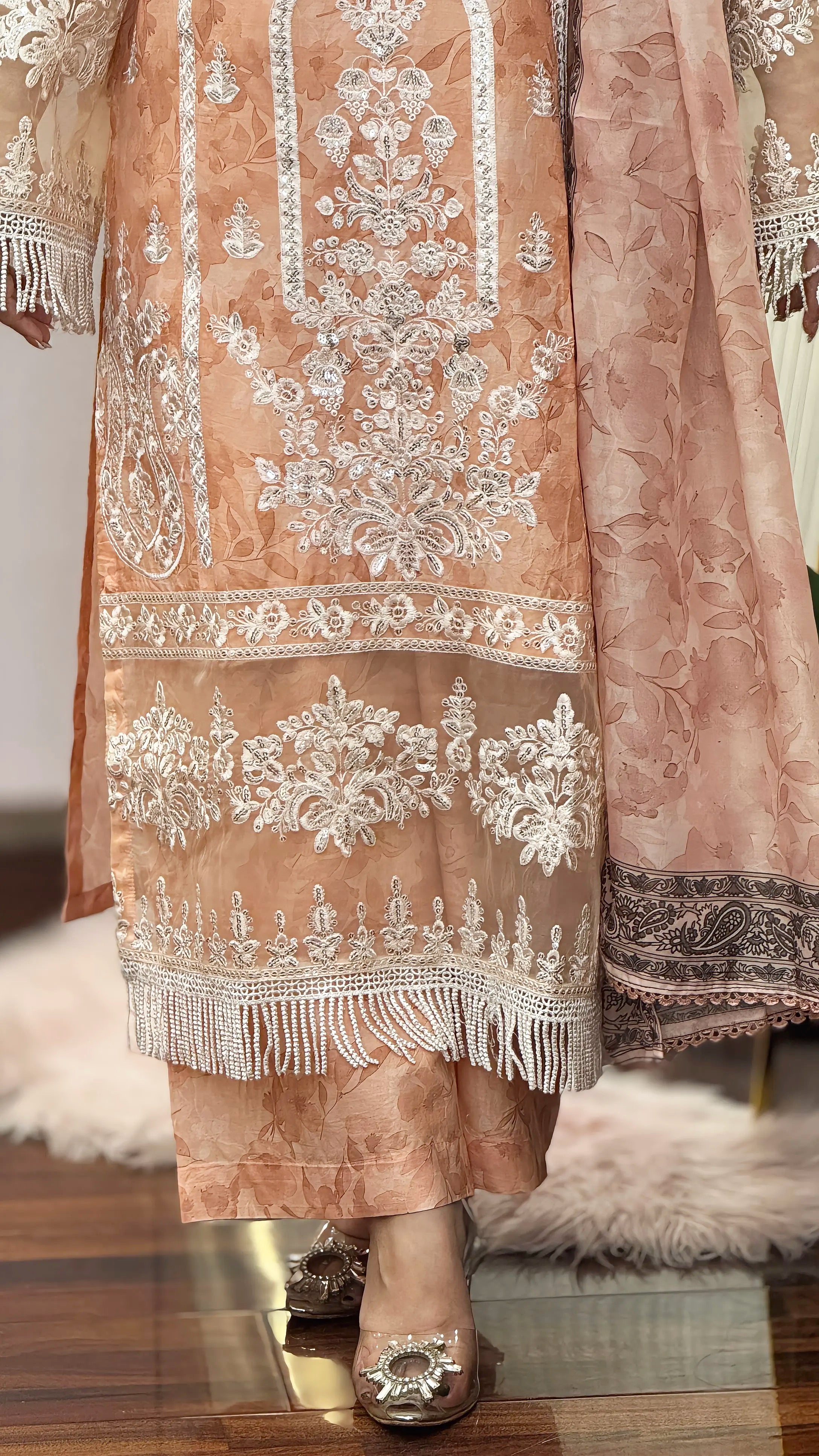 Peach Whisper 3PC - Grace Stitch 