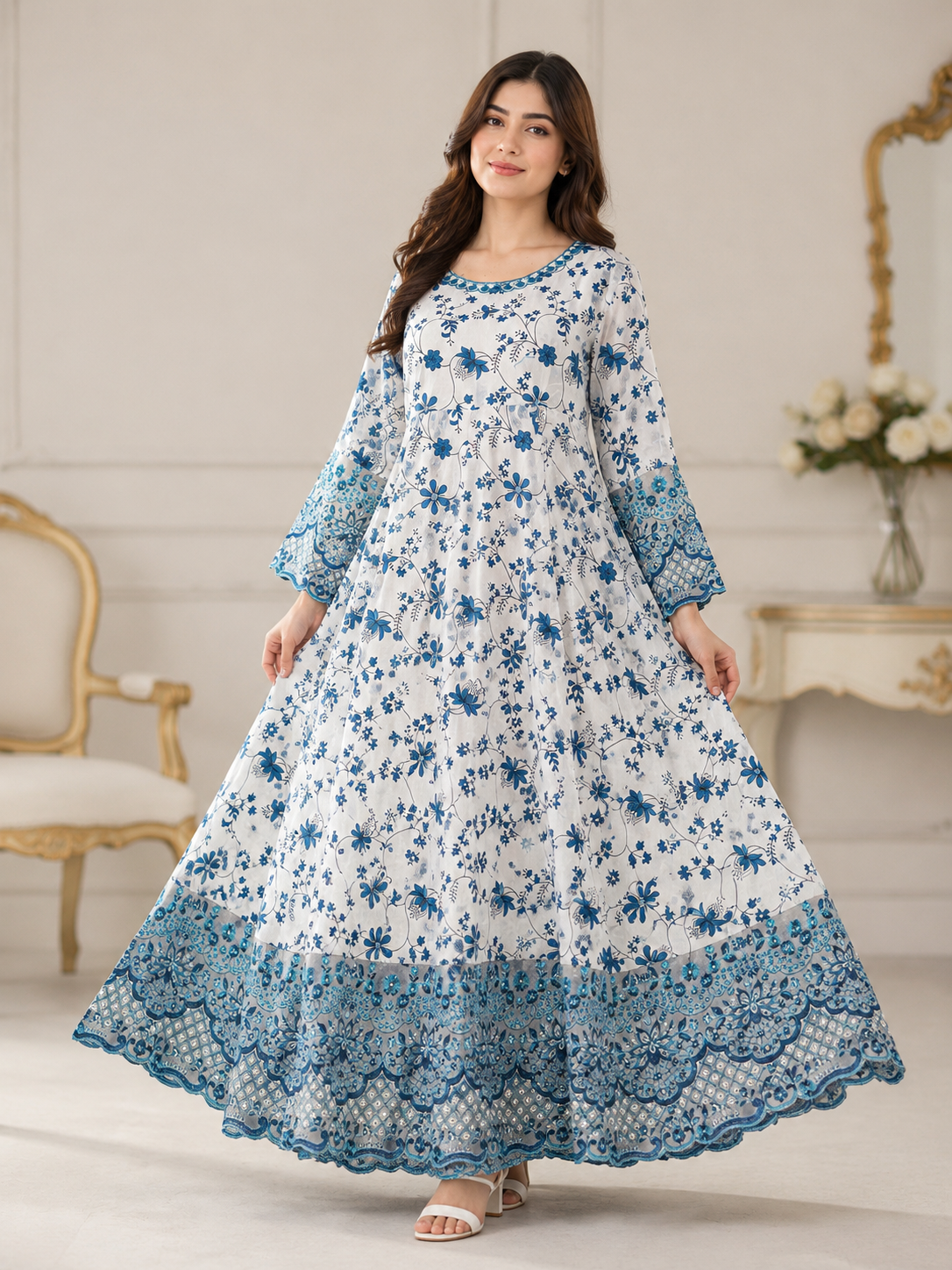 Blue Maxi 3PC