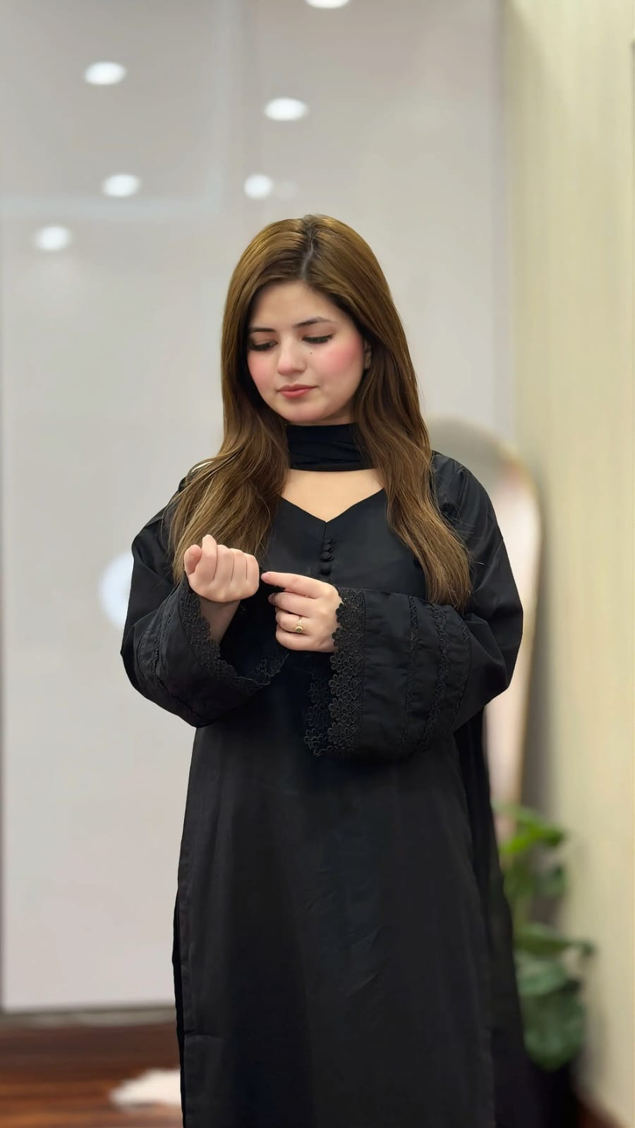 Black Solid 3PC - Grace Stitch 