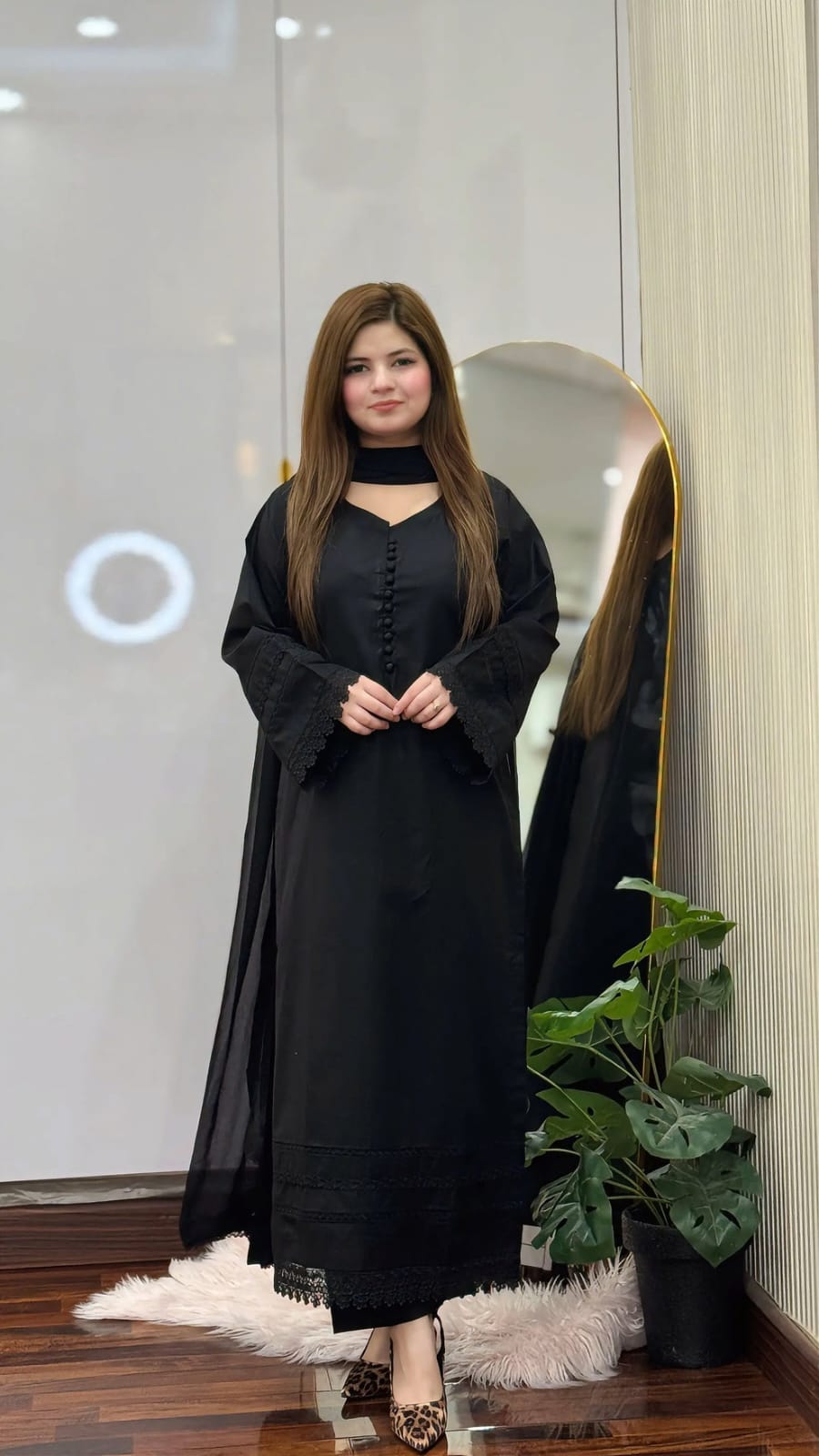 Black Solid 3PC - Grace Stitch 